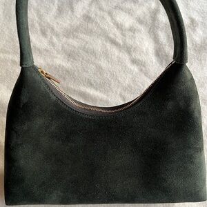 Mini Candy - Olive Green Suede Handbag